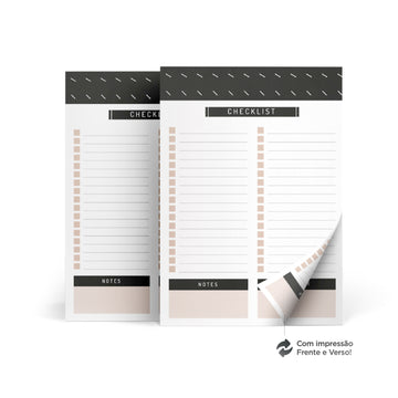 Bloco Checklist A5 – Linha Noir